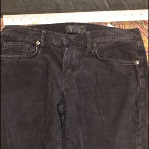 J Brand Womens Corduroy Pants Size 31 Black